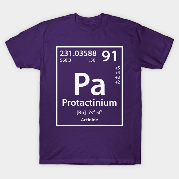 Protactinium Element T-Shirt by cerebrands